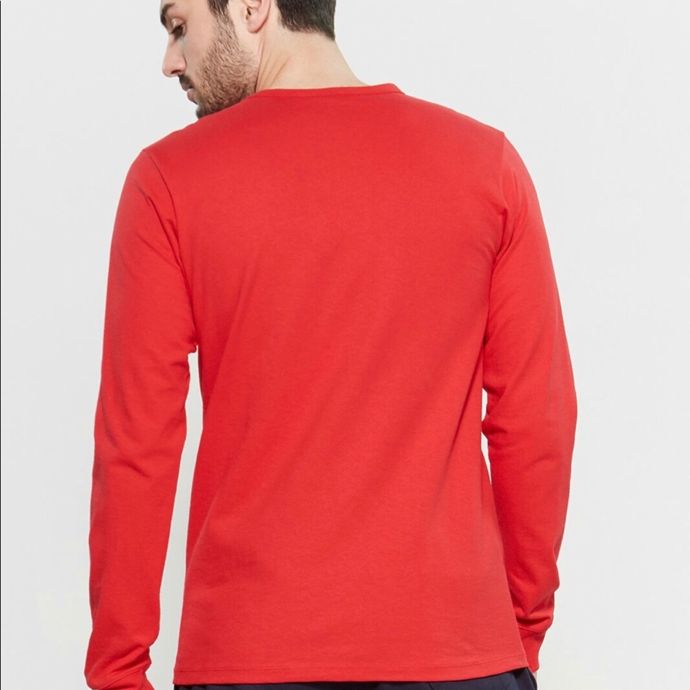Champion Red Long Sleeve T- Shirt Small NWT - Picture 3 of 8